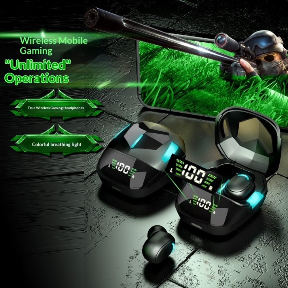 Esports Gaming Bar - Bluetooth-headset Batterijniveau-weergave Ruisonderdrukking Ultralange batterijduur TWS