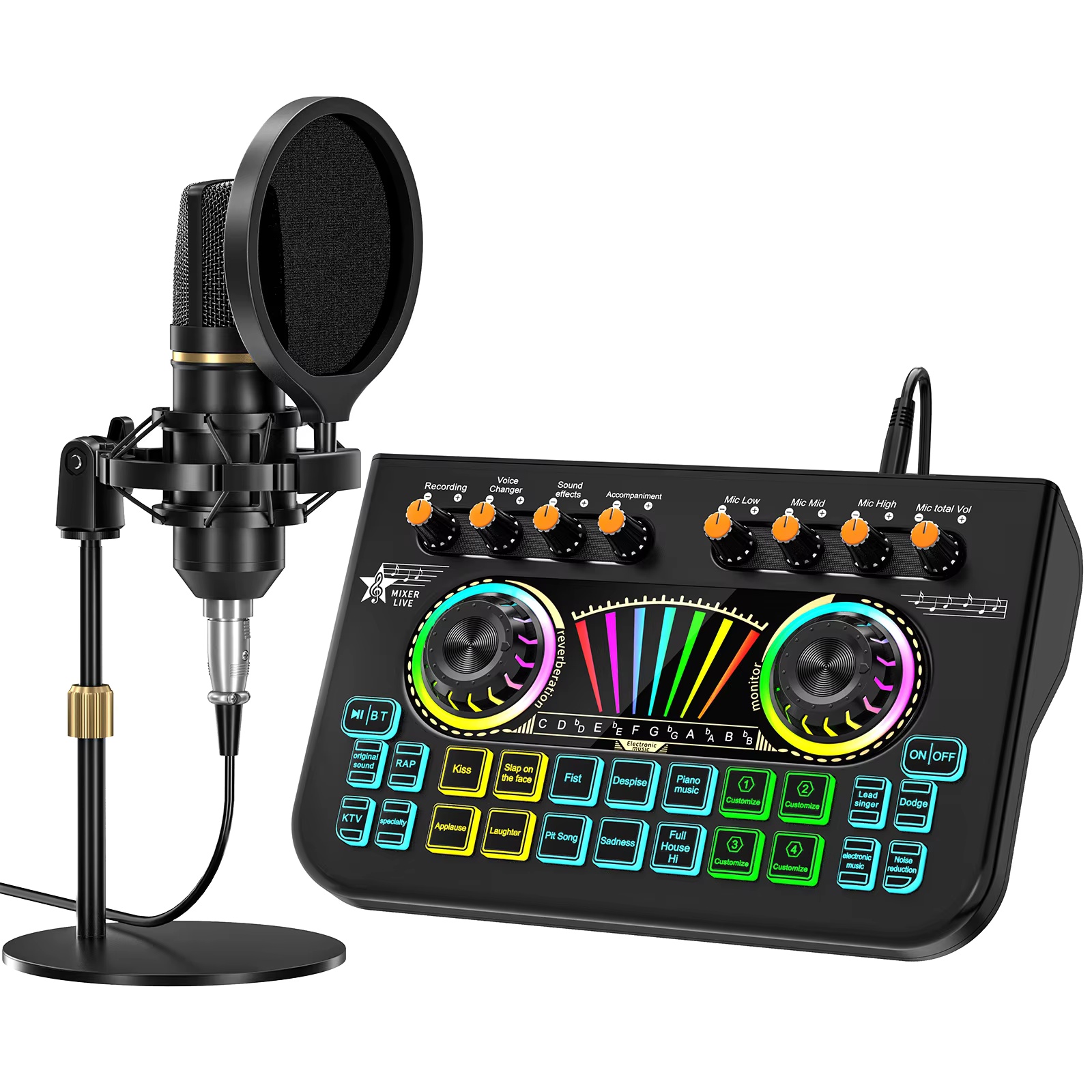 Esports Gaming Bundle - Tenlamp X3 BM800 Podcast Microfoon Bundelset