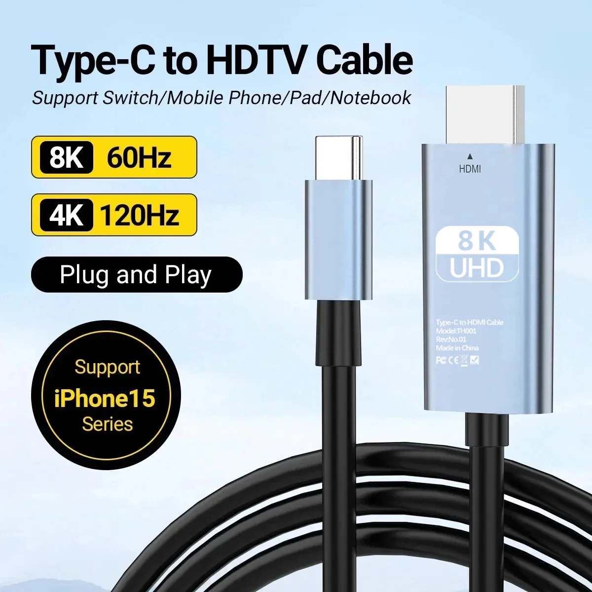 8K UHD Type-C naar HDTV-kabel  - Esports Gaming Bundle recensie en prijs