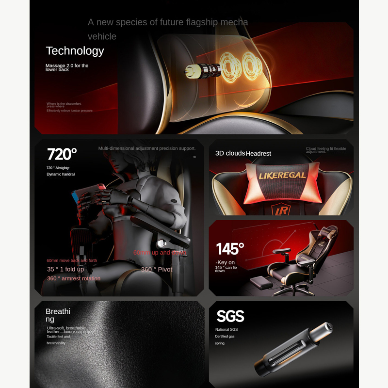 Nieuwe gamingstoel met 9D vers - Esports Gaming Chair recensie en prijs