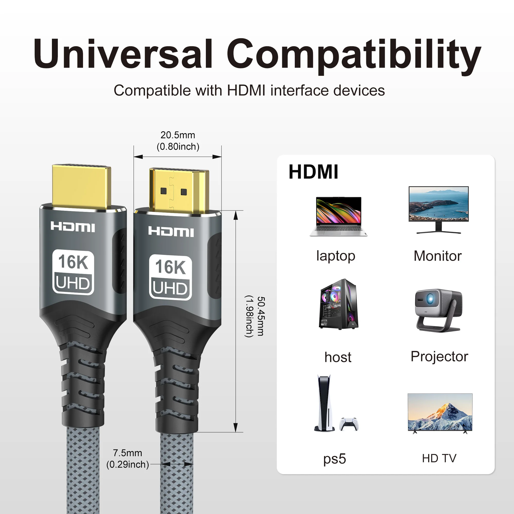 HDMI 2.2/2.1/2.0-kabel, 16K@60 - Esports Gaming Bundle recensie en prijs