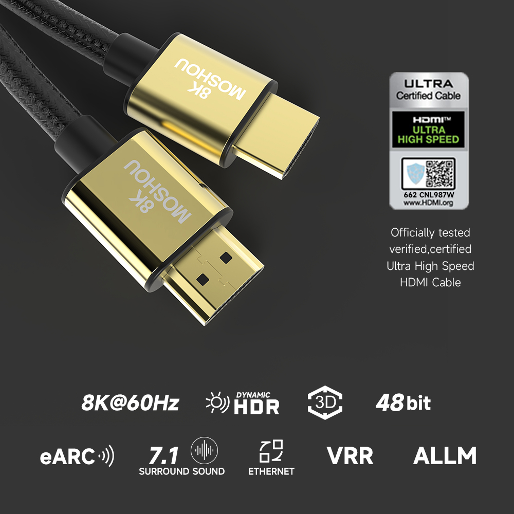 MOSHOU 2.1 8K HDMI-kabel 4K120 - Esports Gaming Bundle recensie en prijs